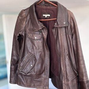 PU leather jacket